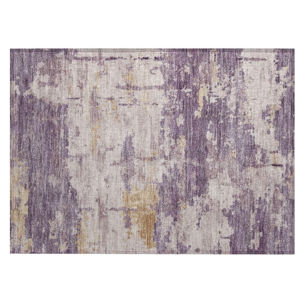 Chantille Machine Washable Indoor/Outdoor Abstract ACN2362 Plum 2 ft. x 3 ft. Accent Rug price history on PriceWatchPro