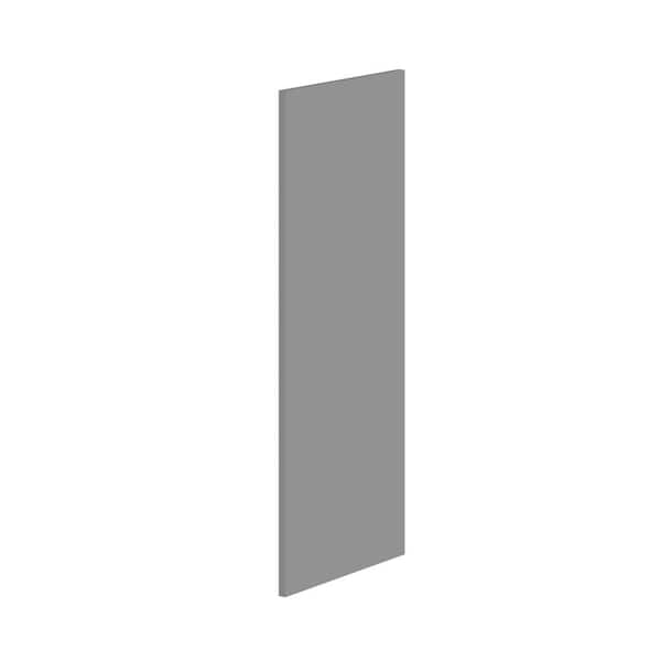 J COLLECTION Roseland 14 in. W x 37.5 in. H Wall Cabinet End Panel in Slate Gray