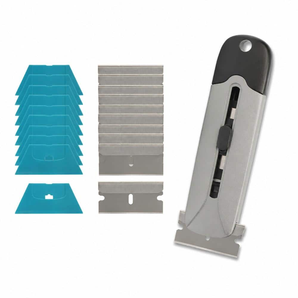 LUNAO QUE LLC 2 in 1 Scraper Utility Knife and Box Cutter Multi-Tool ...