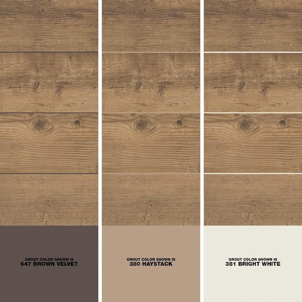 Florida Tile Home Collection Denali Sunset Brown 8 in. x 36 in