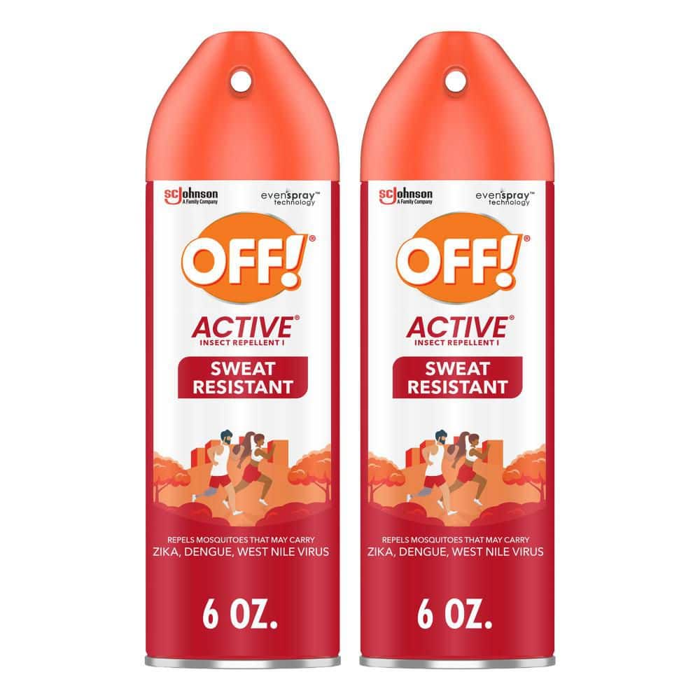 Off Spray Ad OFF! 6 oz. Active Insect Repellent I, Sweat Resistant Mosquito Spray ...