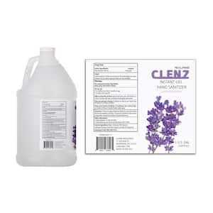 Clenz 1 Gal. Lavender Scented Instant Gel Hand Sanitizer (4-Pack)