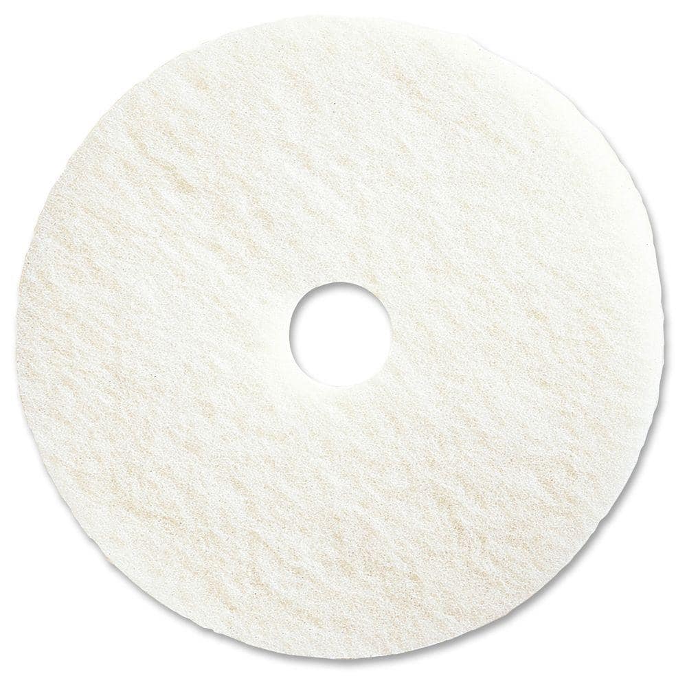 Genuine Joe 20 in. White Super Floor Pad (5 per Carton)