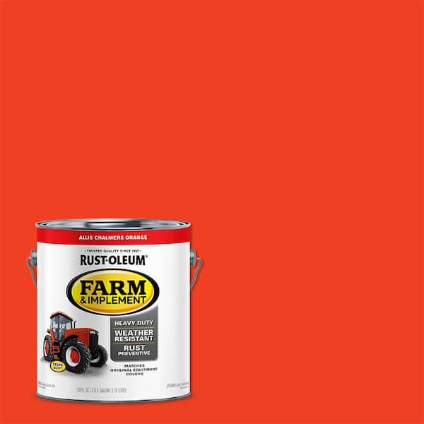 Rust-Oleum 1 gal. Farm & Implement Allis Chalmers Orange Gloss Enamel Paint (2-Pack)
