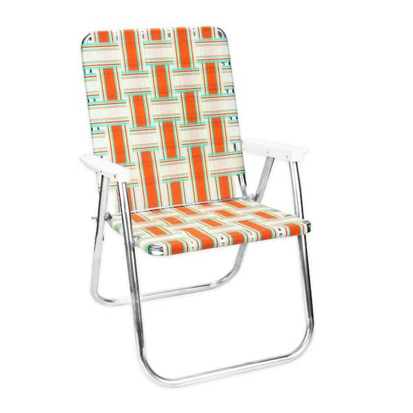 Unbranded Durable Surfside Aluminum Lightweight Stackable Folding Lawn Chair