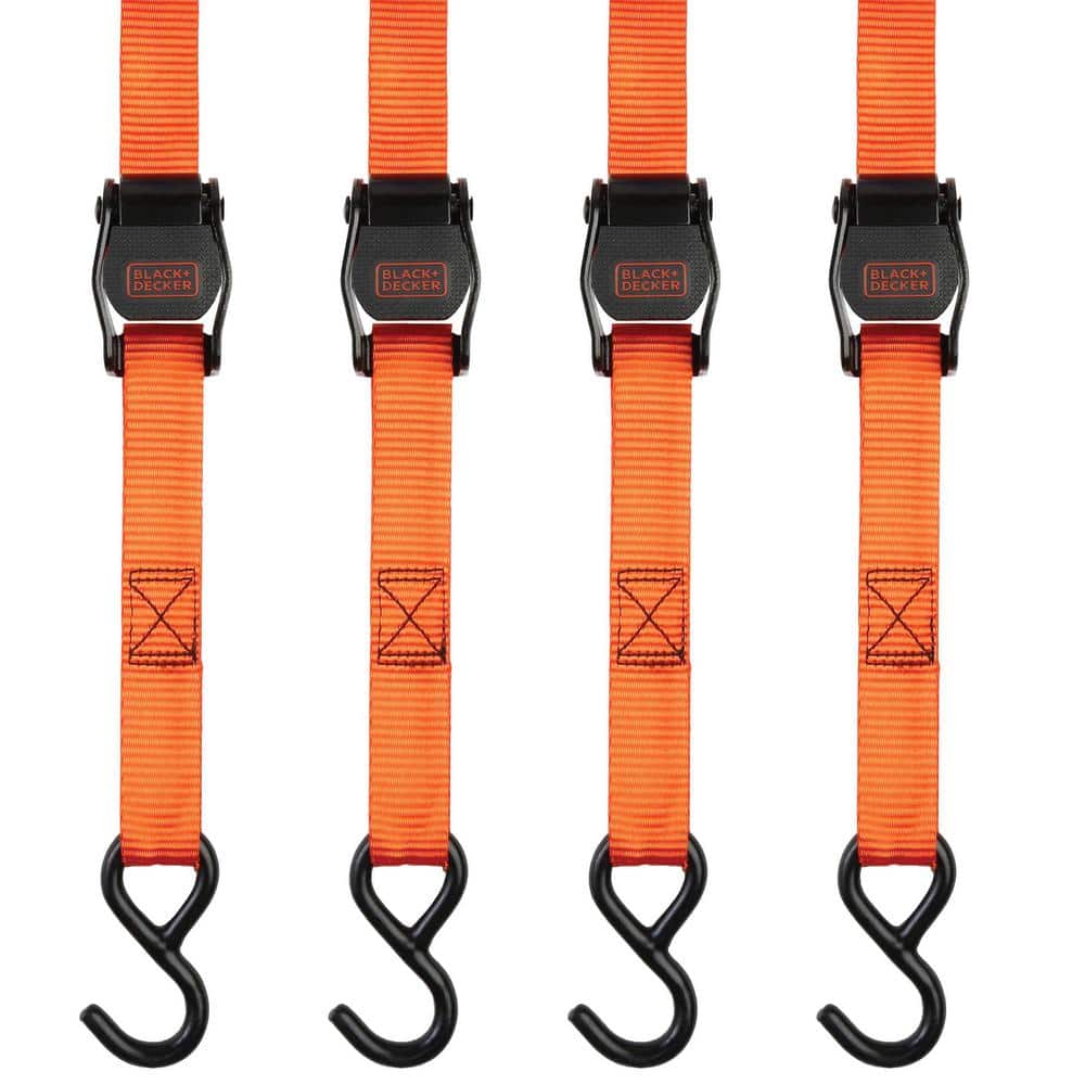 1 in. x 10 ft./900 lbs. Break Strength Ratchet Straps (4-Pack) price history on PriceWatchPro