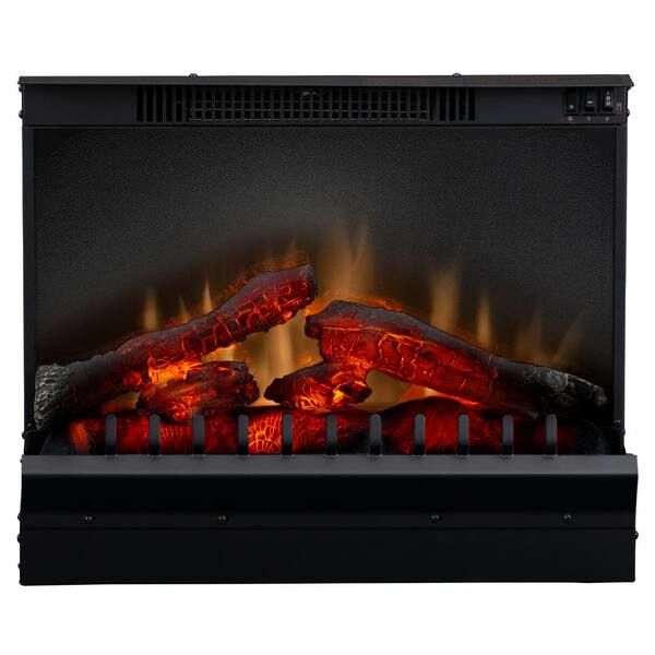 Dimplex 23 In Electric Fireplace Insert With Led Log Set Dfi2310 The Home Depot - Dimplex 23 Electric Fireplace Heater Insert