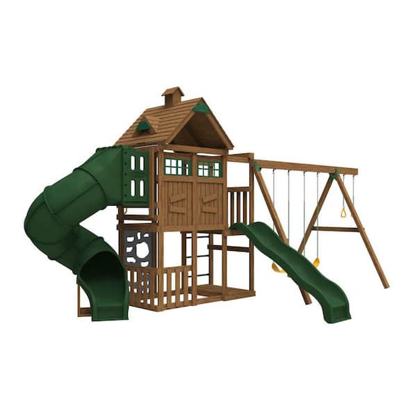 Arcadia RTA Wooden Outdoor Playset for Kids KT 8219