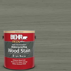 1 gal. #ST-137 Drift Gray Semi-Transparent Waterproofing Exterior Wood Stain