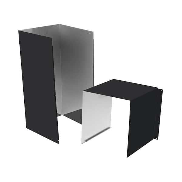 Cafe Matte Black Duct Cover Extension Kit
