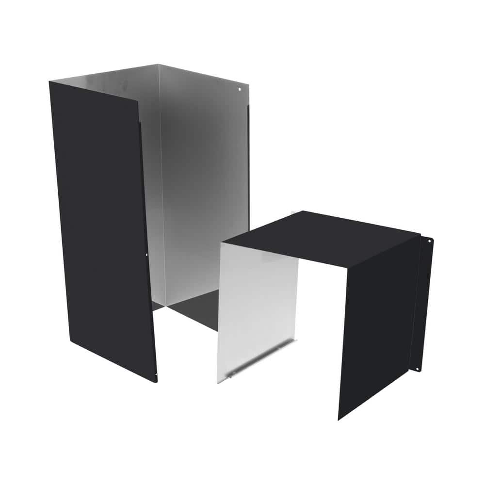 Duct Cover Extension Kit in Matte Black for Range Hood price history on PriceWatchPro