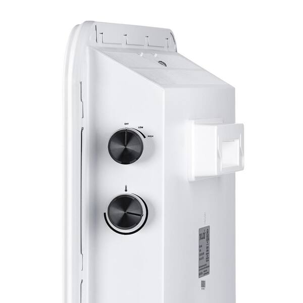 NewAir DiamondHeat 1500-Watt 2-In-1 Electric Portable or Wall Mounted  Heater with Silent Convection Cover 160 sq. ft. - White AH-480 - The Home  Depot