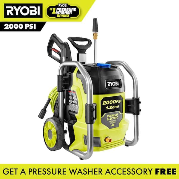 2000 PSI 1.2 GPM Cold Water Corded Electric Pressure Washer