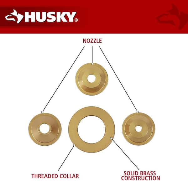 Husky Hopper Gun Texture Sprayer Replacement Nozzles (3-Pack