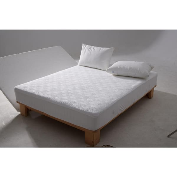 JEAREY Queen Bamboo fiber waterproof fitted mattress protector case pack