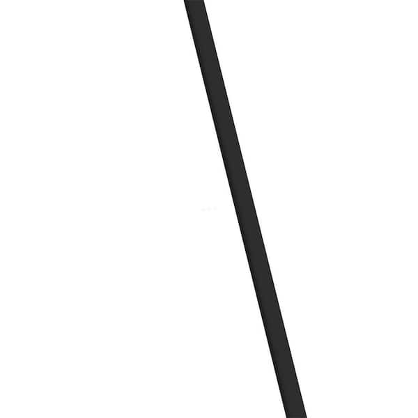 Slim Shker 96 in. W x 0.75 in. H x 0.25 in. D Batten Molding in Black