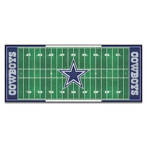 Dallas Cowboys 3 ft. x 6 ft. Football Field Rug Runner Rug