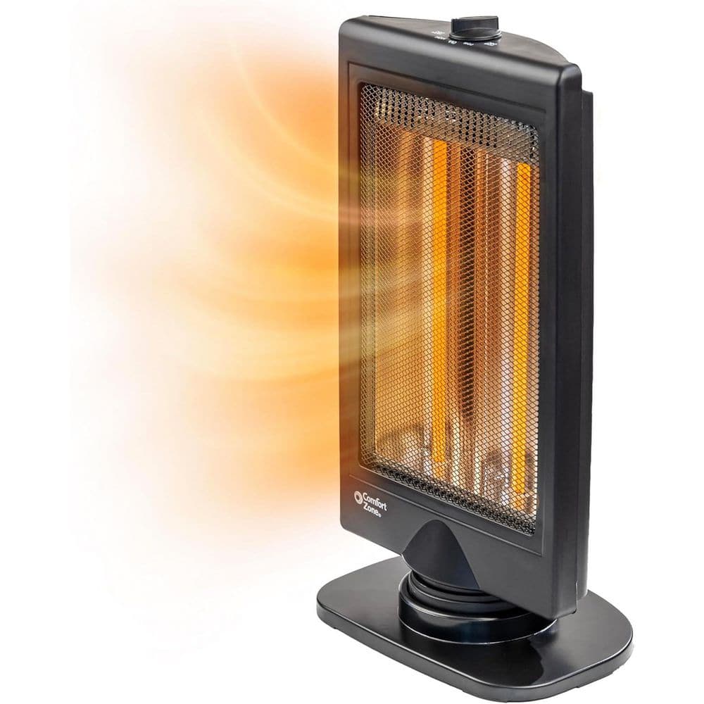 Comfort Zone 400/800-Watt Flat Panel Halogen Infrared