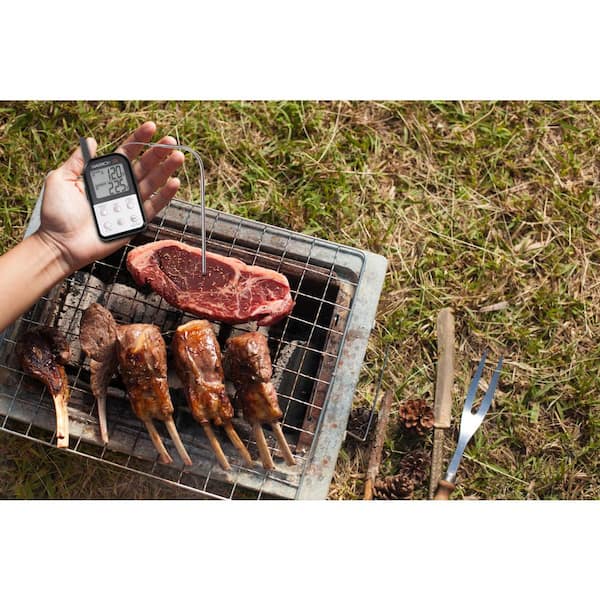 Maverick XR40 Wireless Remote Digital Cooking Food Meat Thermometer with  Dual Probe for Smoker Grill BBQ Thermometer, Extended Range 500 FT Range 