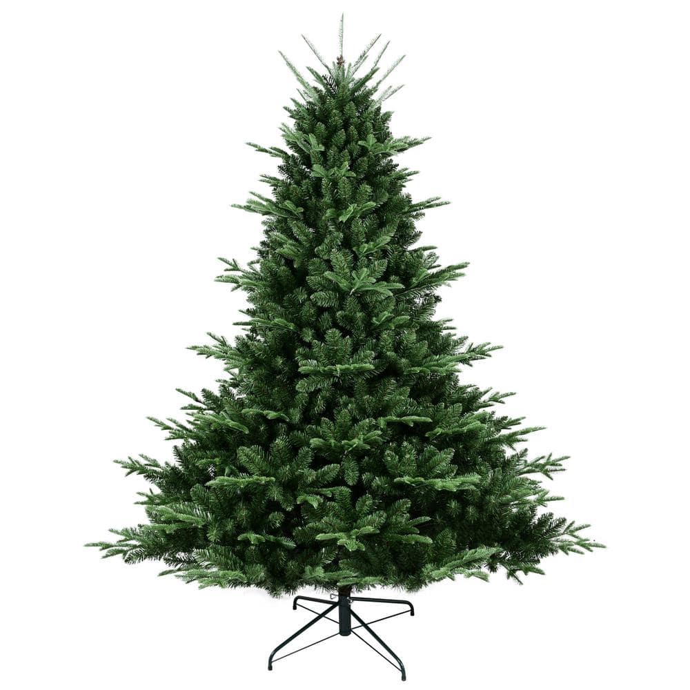Outdoor Indoor Christmas Twig 96 in. H x 73 in. W Decorative Flocked Christ