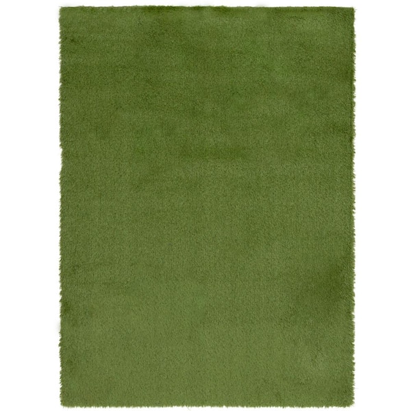 TrafficMaster 5 ft. x 7.5 ft. Light Green Artificial Grass Rug