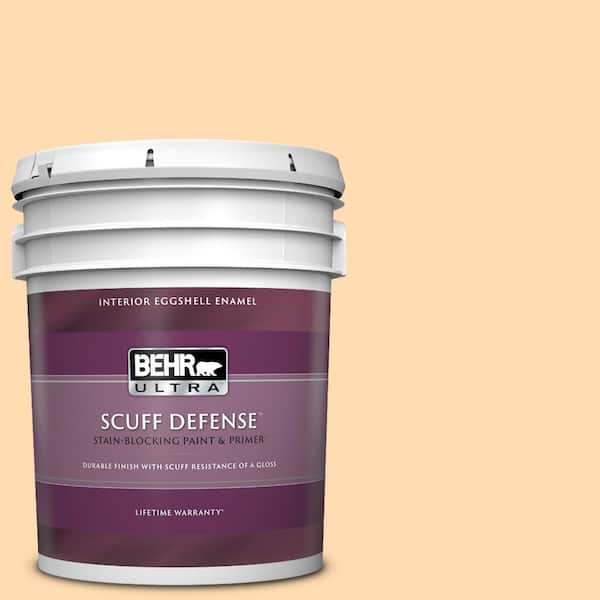 BEHR ULTRA 5 gal. #290B-4 Feather Plume Extra Durable Eggshell Enamel Interior Paint & Primer
