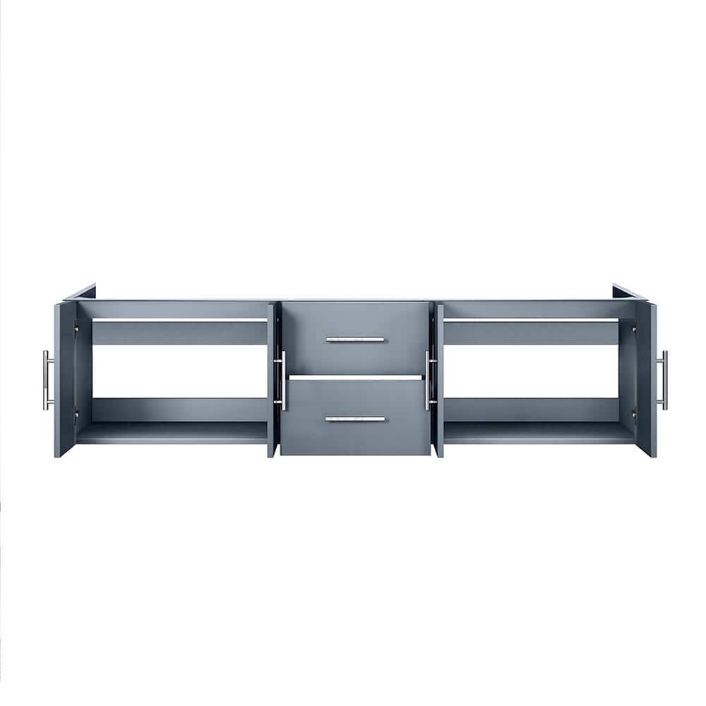 Geneva 72" Dark Gray Wall-Mounted Vanity Cabinet