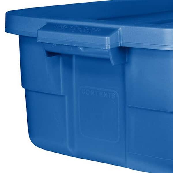 Rubbermaid Roughneck Tote 18 Gallon Storage Container, Heritage Blue (6  Pack), 1 Piece - City Market