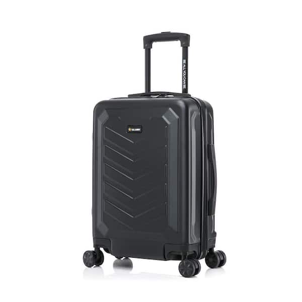 US ARMY FOX PRO 20 in. Expandable Carry-On Suitcase with TSA Lock