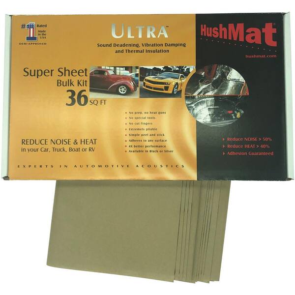 thumbnail image 2 of Car Insulation 200Sqft Thermal Sound Deadener – Heat & Noise Block – Aluminum Finish, 5 Year Warranty 2 of 5