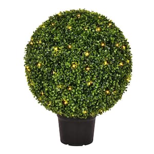 24 in Artificial Green Boxwood Ball.