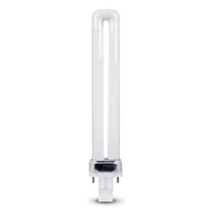 13-Watt Equivalent PL CFLNI Twin Tube 2-Pin GX23 Base Compact Fluorescent CFL Light Bulb, Cool White 4100K (1-Bulb)