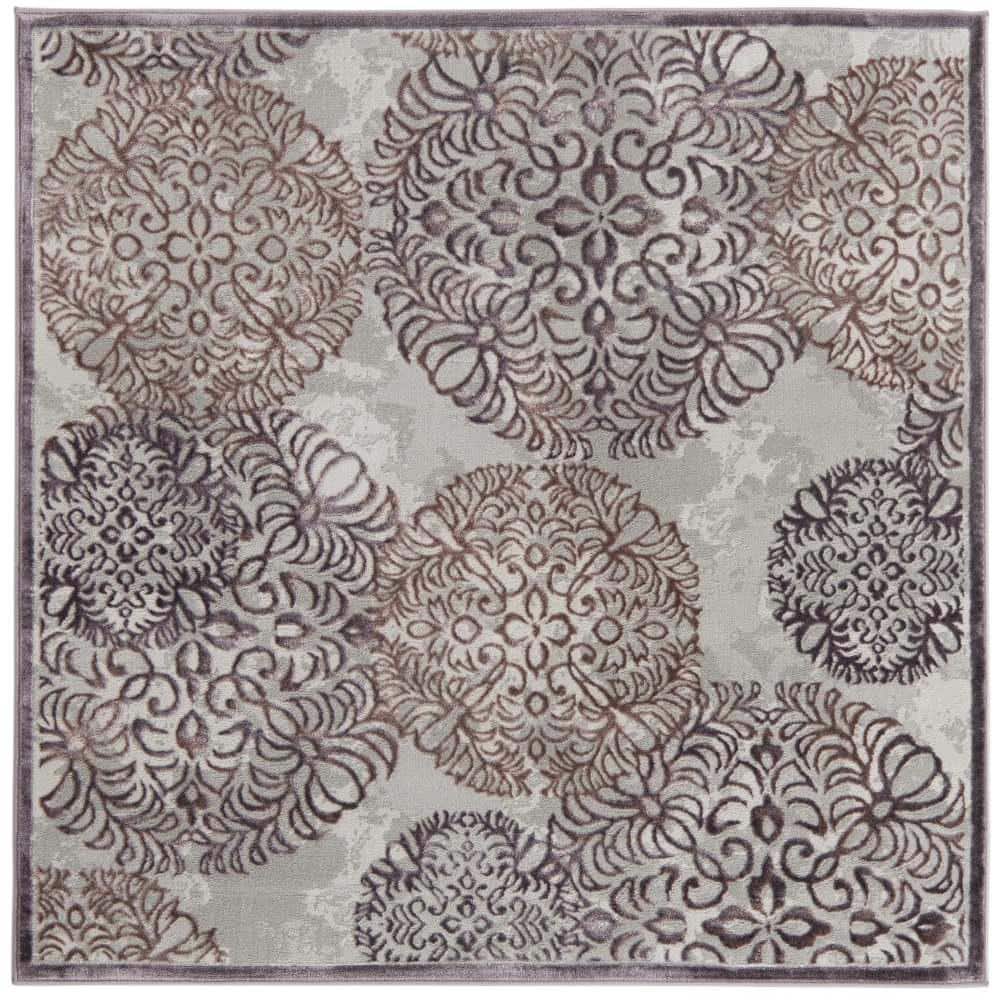 Unique Loom Aberdeen Chatsworth Violet 5' 3 x 5' 3 Area Rug 3168514