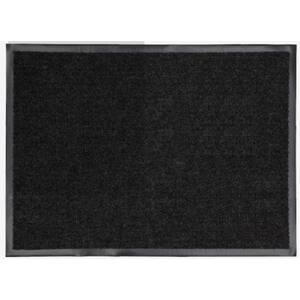 Multi Use Flat Black Needlepunch 3 ft. x 20 ft. Indoor/Outdoor Commercial Mat