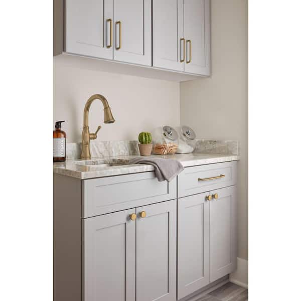 Factor 7-9/16 in. (192mm) Modern Champagne Bronze Arch Cabinet Pull