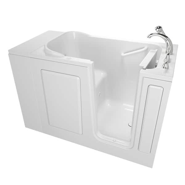 Safety Tubs Value Series 48 in. Right Hand Walk-In Whirlpool Bathtub in White