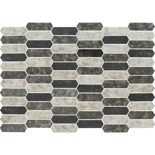 MSI Urban Tapestry Picket 10 in. x 14 in. Recycled Glass Mesh-Mounted Mosaic Tile (14.55 sq. ft./Case)