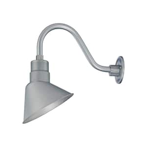 R Series 1-Light 11 in. Galvanized Angle Shade