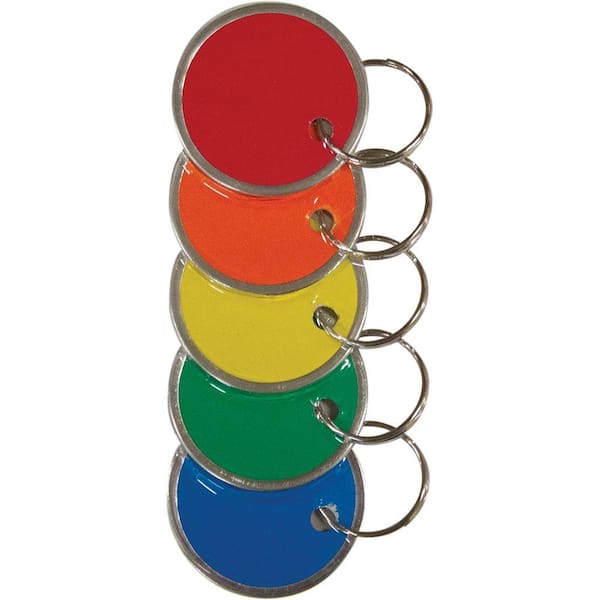 HY-KO Colored Paper Tag Key Ring