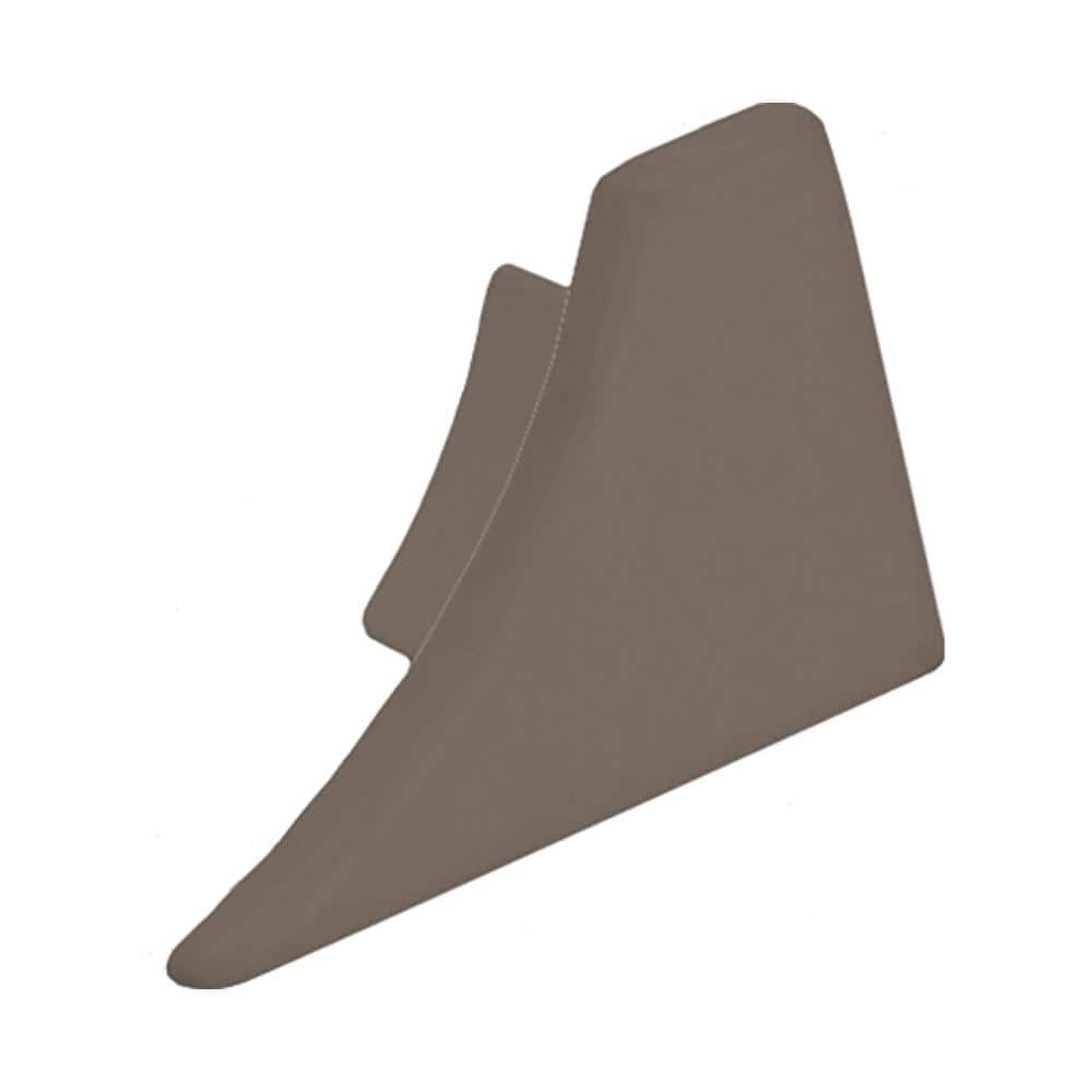 T-COVE 0 in. D x  0.63 in. W x 0 in. L Connection Wall/Flr Endcap Right Aluminum Nickel Molding and Transition Trim price history on PriceWatchPro