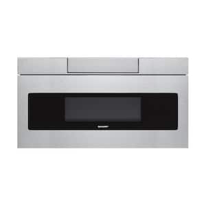 30 in. W 1.2 cu. ft. Built-In Microwave Drawer with Easy Touch Control in Real Stainless
