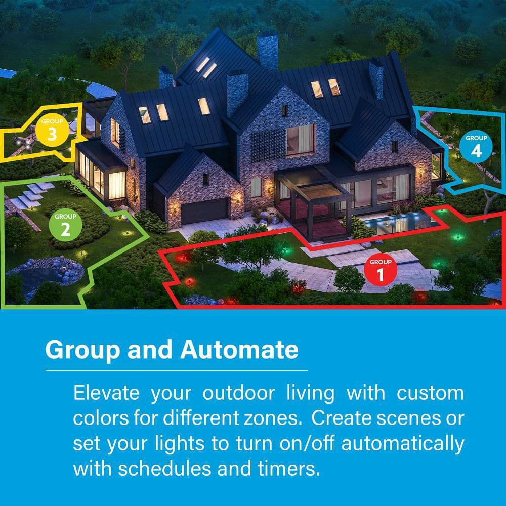 Bronze Solar Powered LED Spotlights with Remote, 2-Pack