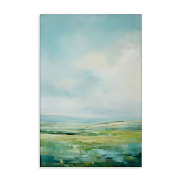 Stupell Industries Scenic Countryside Clouds by Raymond Powers Unframed Nature Graphic Art Print 45 in. x 30 in.