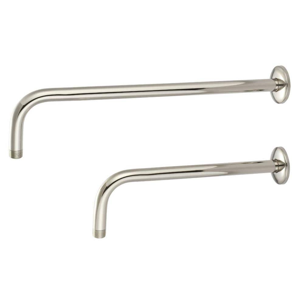 1/2 in. IPS x 17 in. Wall Mount Shower Arm with Flange, in Polished Nickel price history on PriceWatchPro