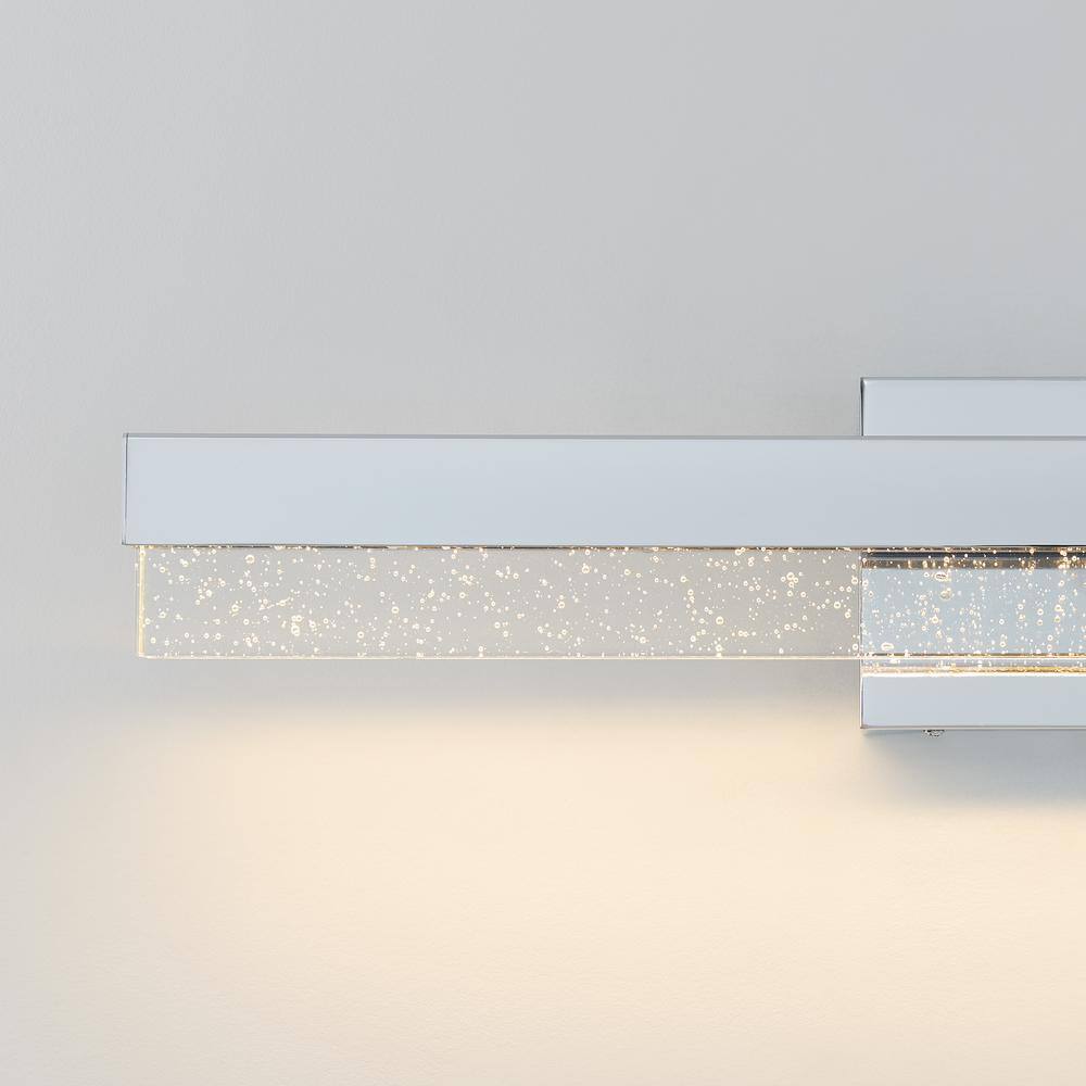 Essence Chrome Integrated LED Bubble Bar Vanity Light