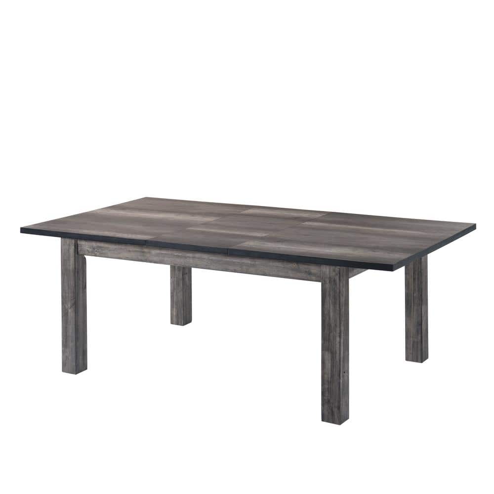 Grayson Gray Oak 6-Piece Dining Set with Padded Seats