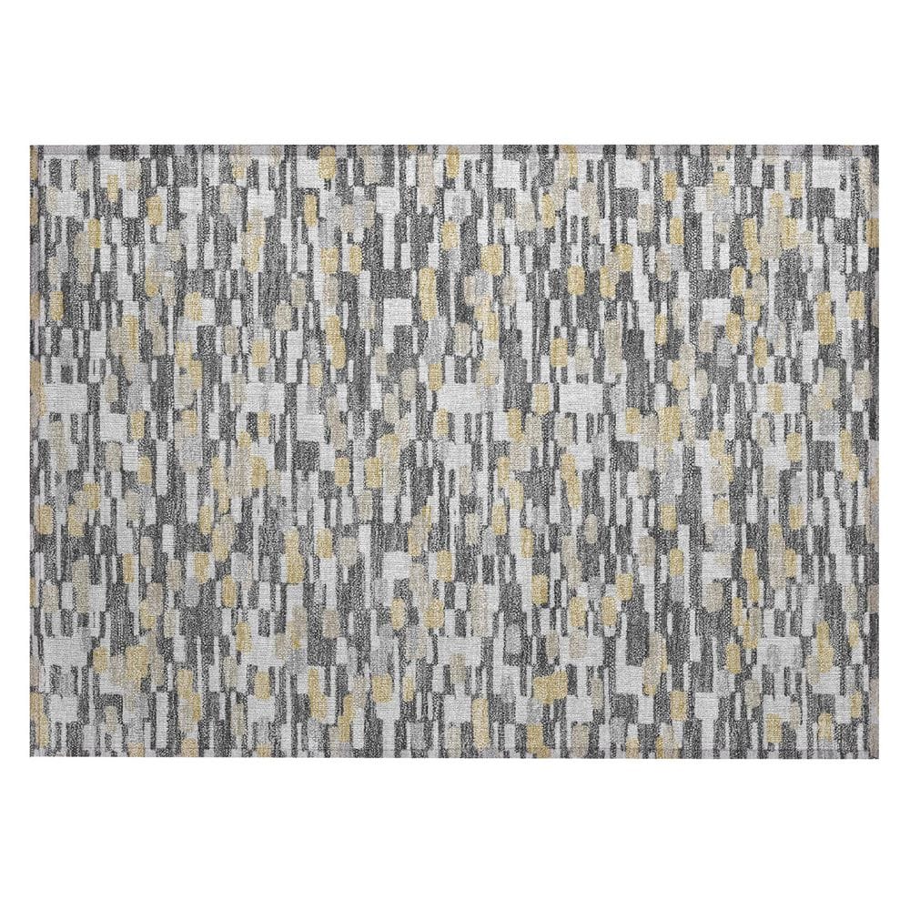 Chantille Machine Washable Indoor/Outdoor Abstract ACN2904 Gray 3 ft. x 4 ft. Area Rug price history on PriceWatchPro