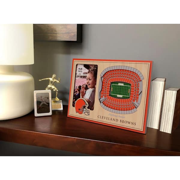 NFL Cleveland Browns 3D StadiumView Picture Frame Multi-Colored- First Energy Stadium