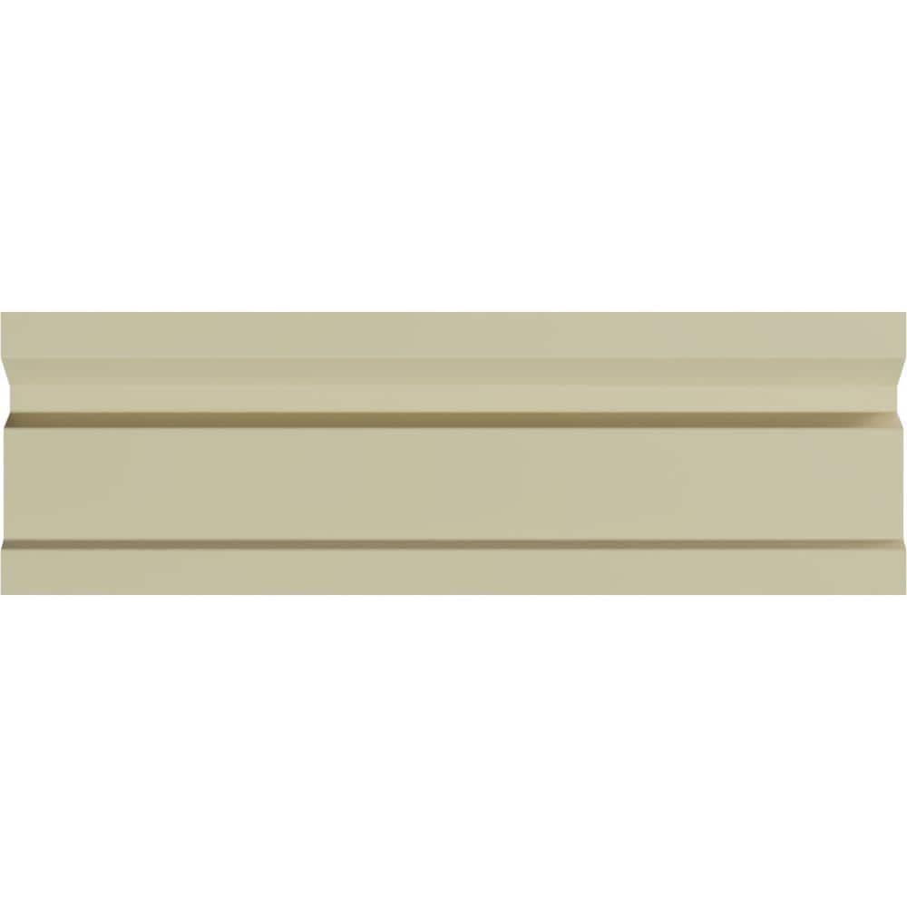 Caputo White Polyurethane Decorative Crown Chair Rail Moulding