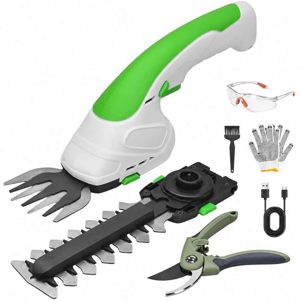 3.15 in Cordless Grass Shears 2-in-1 Handheld Shrub Trimmer and Pruning Shears Green price history on PriceWatchPro